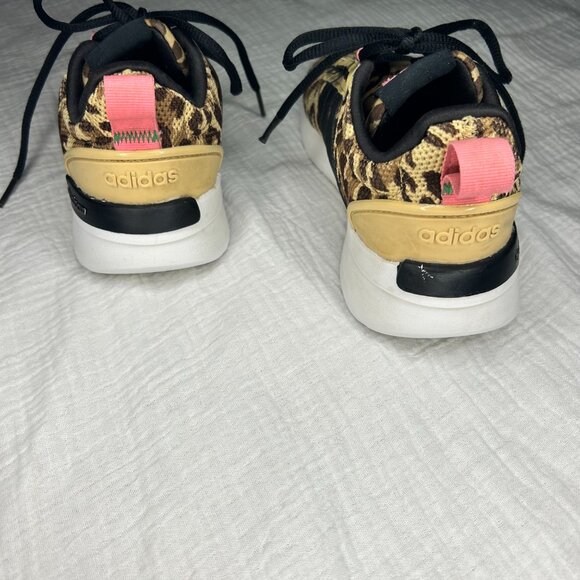 ADIDAS GIRLS Racer TR21 Leopard Running Shoe SIZE 2 - Picture 6 of 9
